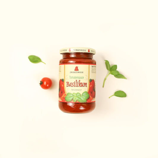 Bio-Tomatensauce Basilikum | 340 ml